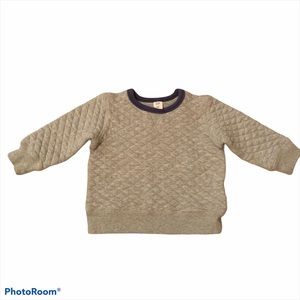 Baby GAP 2T Quilted Crew Neck Sweatshirt